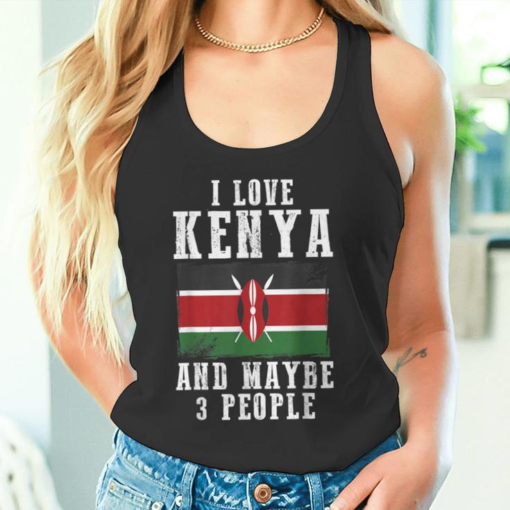 ケニアアフリカ国旗 I Love Kenya タンクトップ