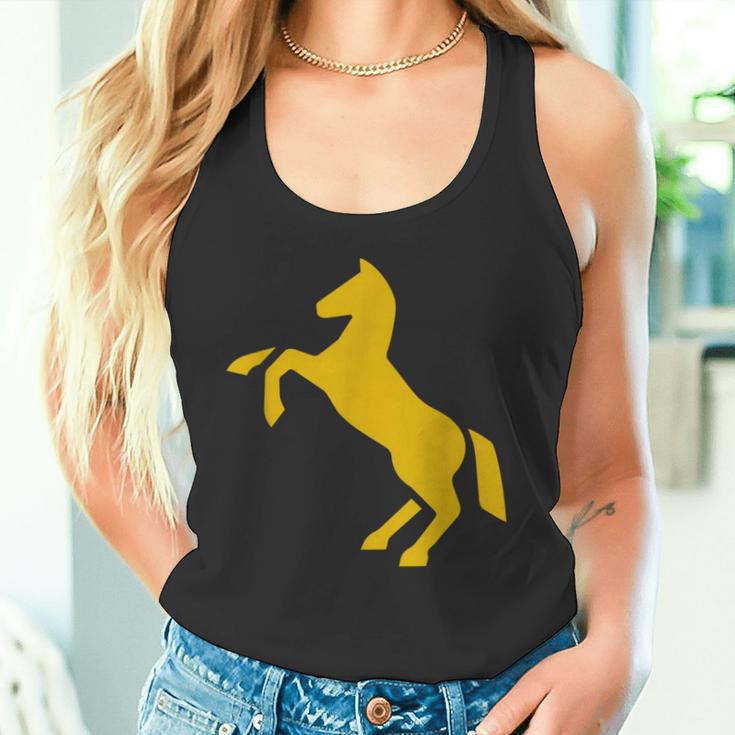 ゴールデンホースデザイン ファニーtシャツ かわいいスタリオン ゴールドギフト タンクトップ