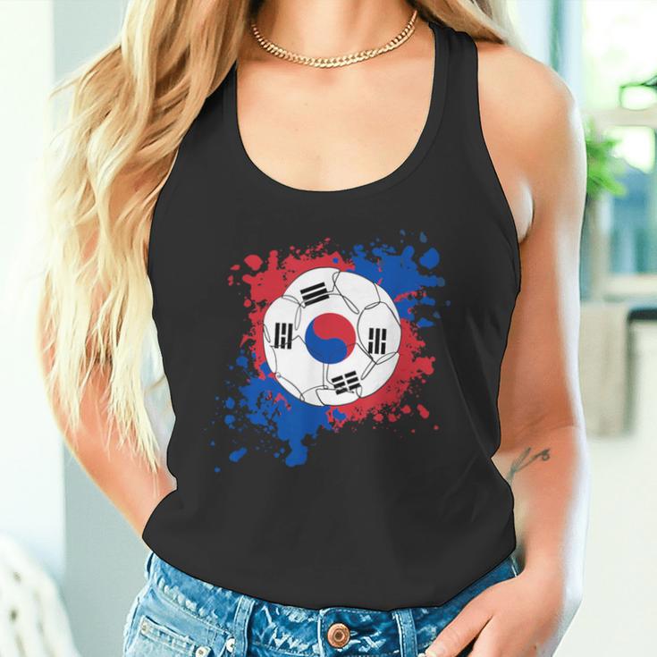 サッカーボール 韓国国旗付き タンクトップ