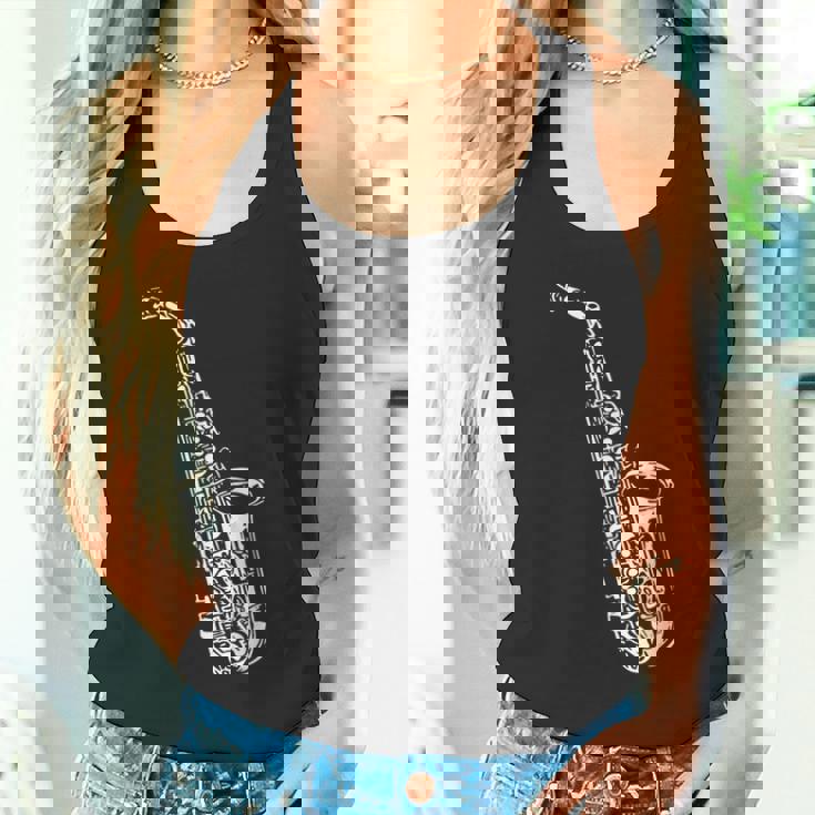 サックス サックス奏者 ミュージシャン サックス奏者 楽器 タンクトップ