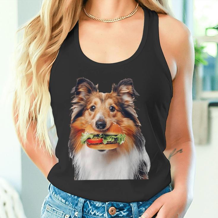 シェットランド・シープドッグ・バーガー タンクトップ