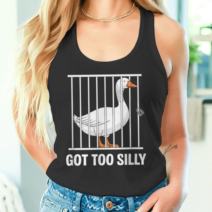 シリー・グースtシャツバカになりすぎた タンクトップ