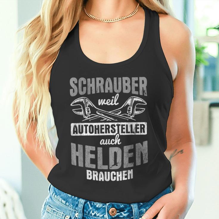スクリュードライバー Weil 自動車メーカー ヘルデンニードル メカニック タンクトップ