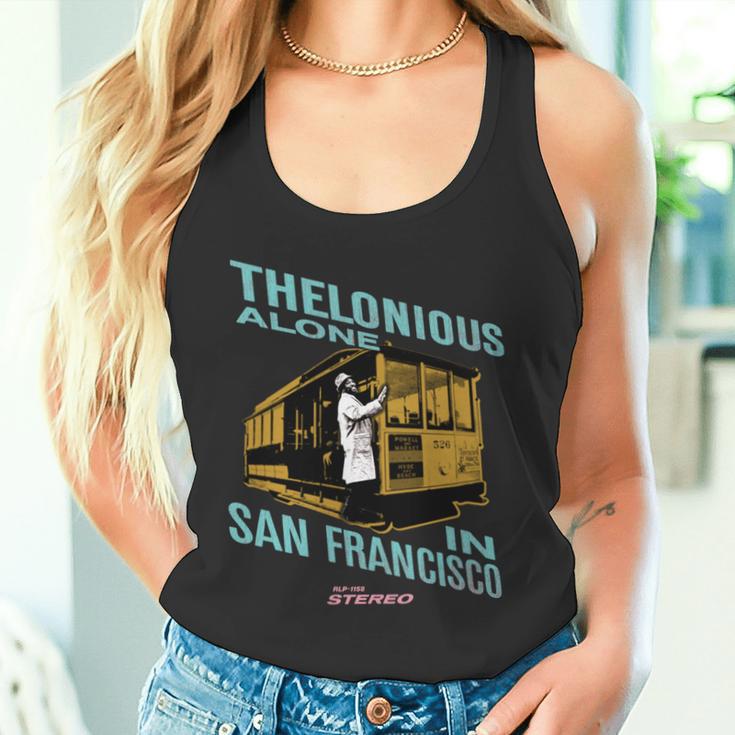 セロニアス・モンク・ジャズ・マーチ サンフランシスコのアローン 長袖tシャツ タンクトップ