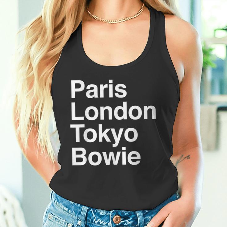 パリ東京ロンドンボウイ ギフトデザイン Bowieouvenir タンクトップ