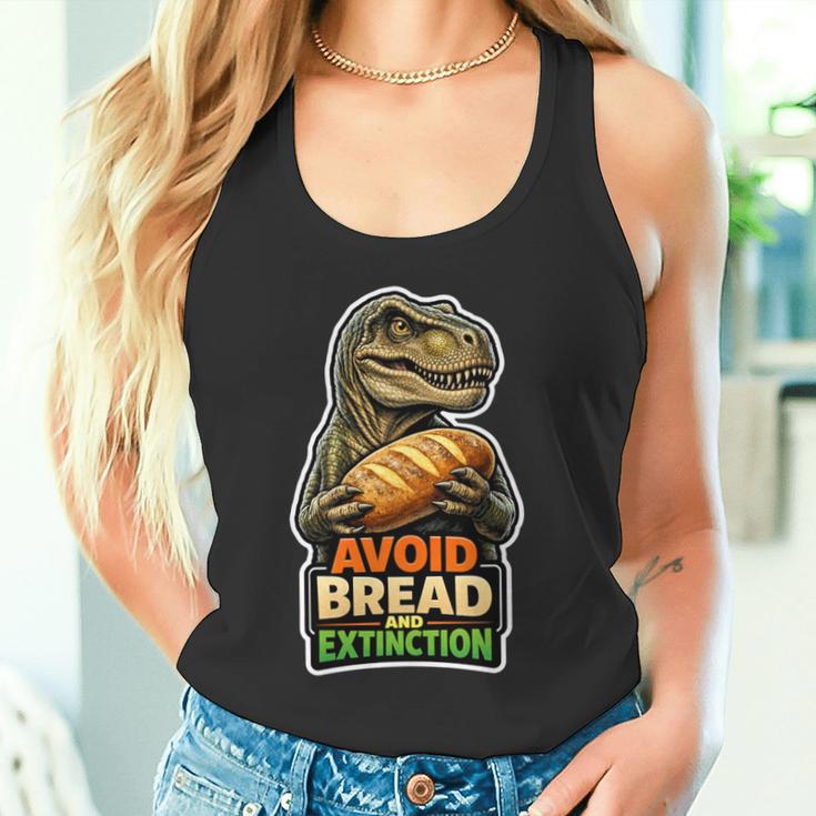 パンと絶滅を避ける恐竜ケトユーモア。 長袖tシャツ タンクトップ