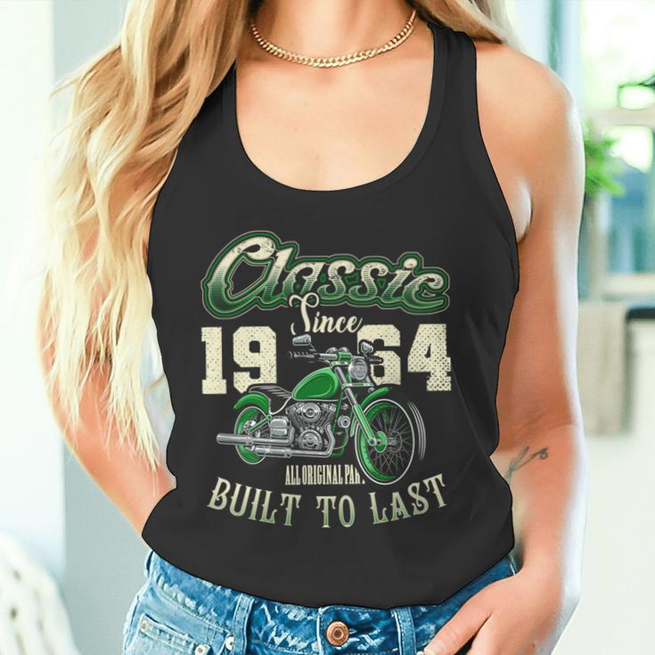 ビンテージ バイク バイカー バイクの誕生日 1964 年生まれ 長袖tシャツ タンクトップ