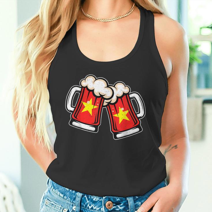ベトナム国旗ビールジョッキ クールなベトナムビール タンクトップ