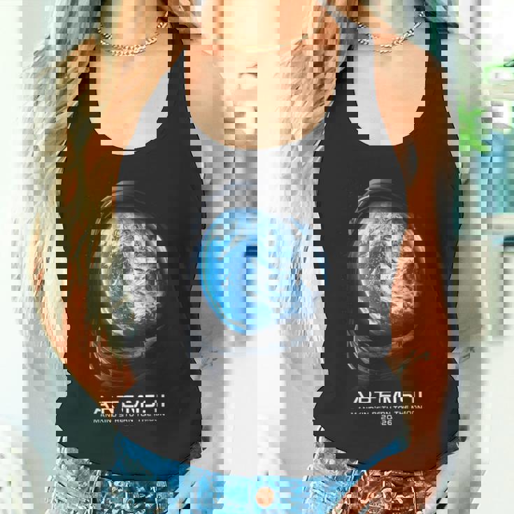 ミッション・トゥ・ザ・ムーン 2026 宇宙飛行士 アルテミス ロケット アルテミス2 タンクトップ