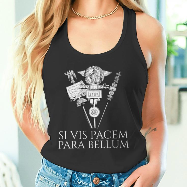 ラテン語の引用句 -Iis Pacem Para Bellum 古代ローマpqr 長袖tシャツ タンクトップ