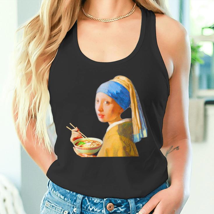 ラーメン 面白いtシャツ おもしろ ネタ フェルメール メンズ 面白い 服 おもしろグッズ グルメ 食べ物 タンクトップ