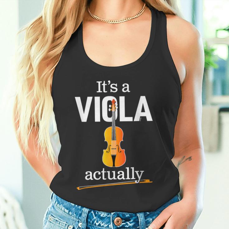 ヴィオラ奏者のためのヴィオラジョークまたはヴィオラミーム面白いヴィオラ 「 It's Aiola Actually」 タンクトップ