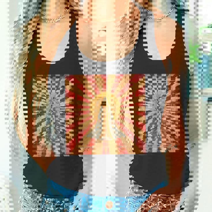 天照 女神 昇る太陽 日本神話 タンクトップ