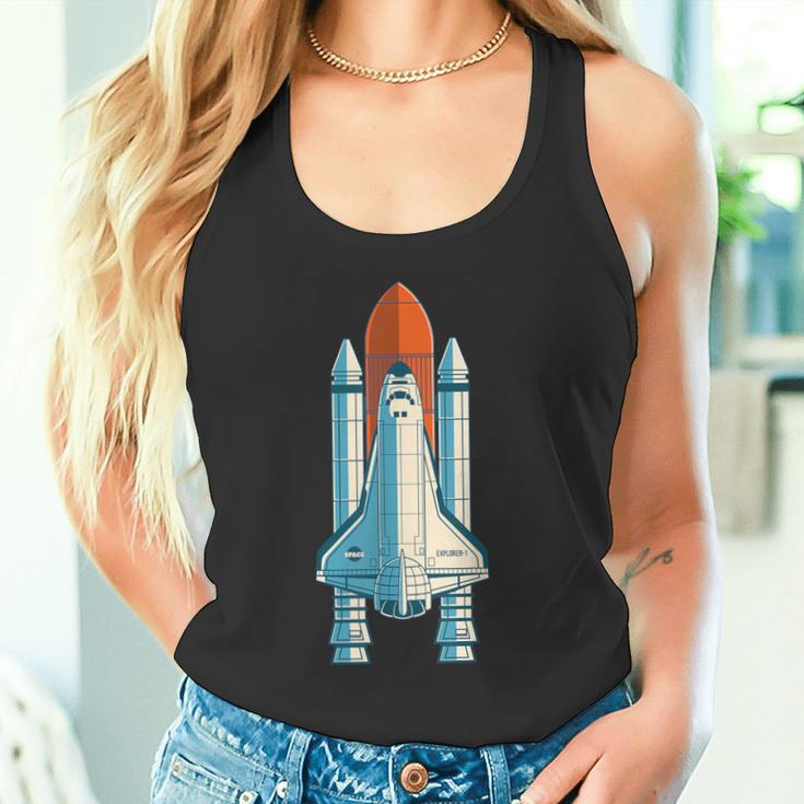 宇宙飛行士 スペースクラフト 宇宙旅行 スペースシャトル タンクトップ