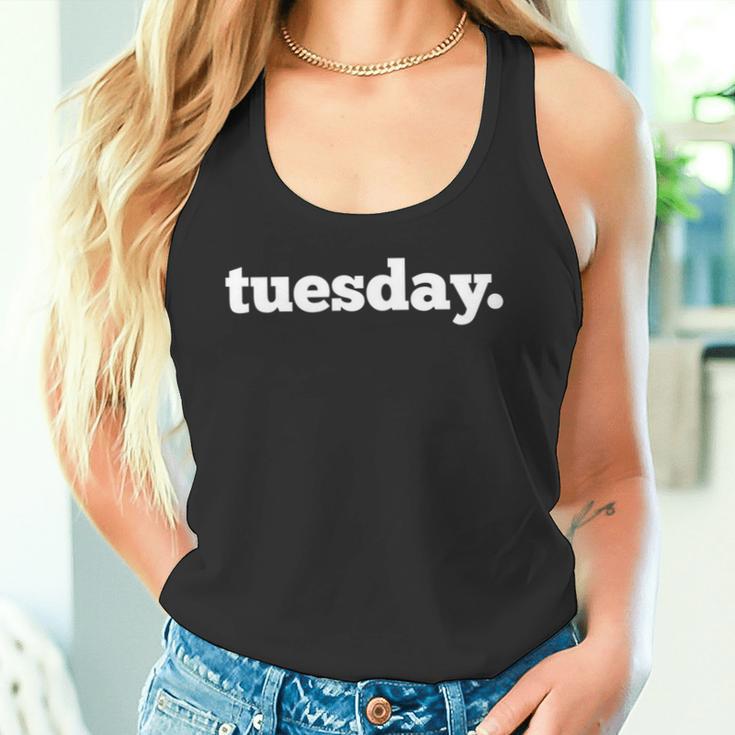 曜日 Tuesday Minimalistic 長袖tシャツ タンクトップ