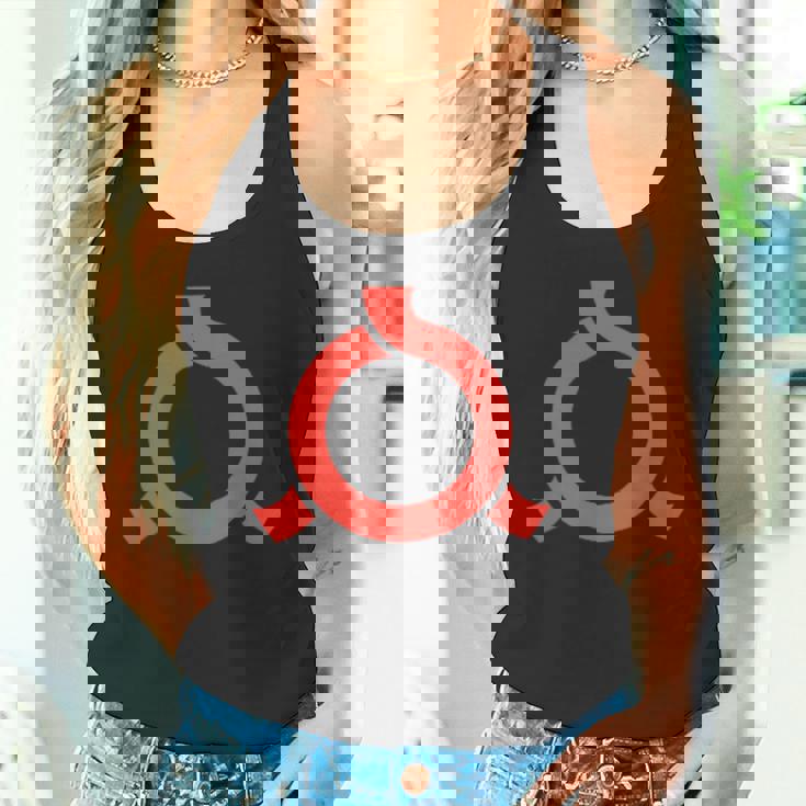 福島県旗 本州 日本 シンボル エンブレム タンクトップ