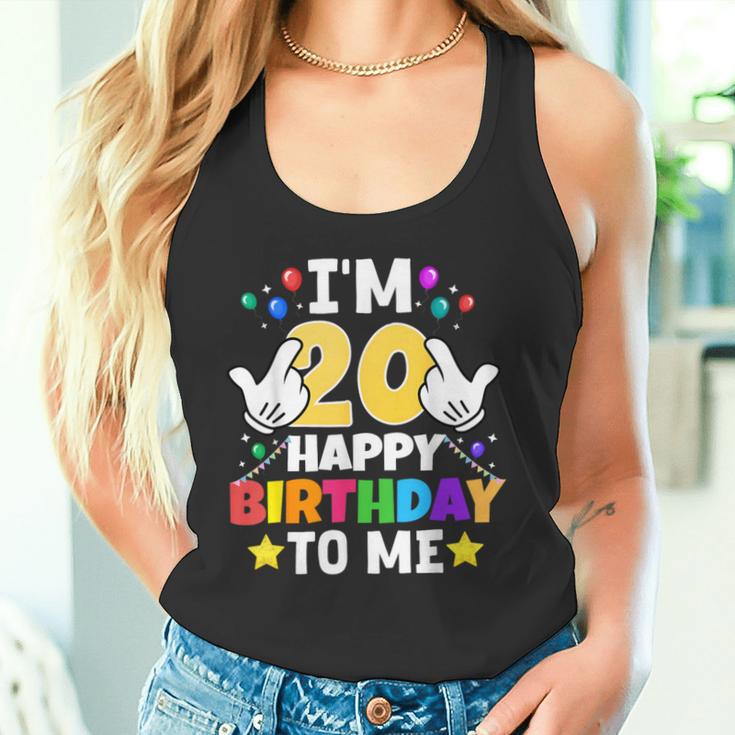 私は20歳です。お誕生日おめでとう、面白い20歳の誕生日 タンクトップ