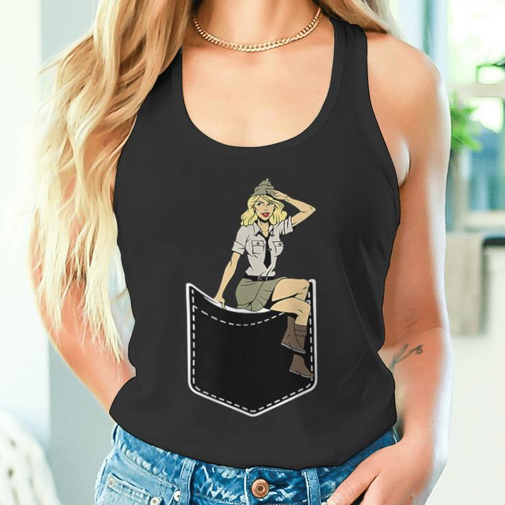 胸にピンナップガール グラフィックtシャツ クラシック ピンナップポスター タンクトップ