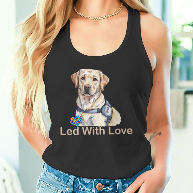 自閉症啓発サポート犬ラブラドールのニューロダイバーシティ 長袖tシャツ タンクトップ