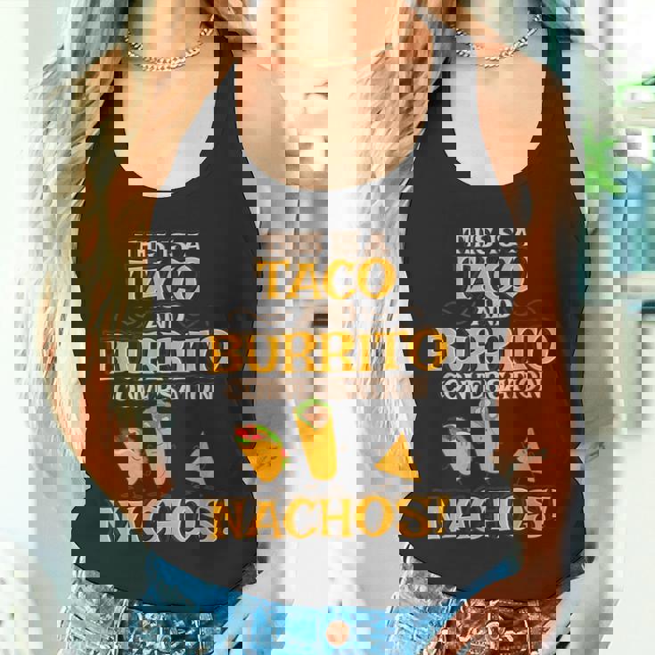 面白いタコス ナチョス ブリトー メキシコ料理 タコス タンクトップ