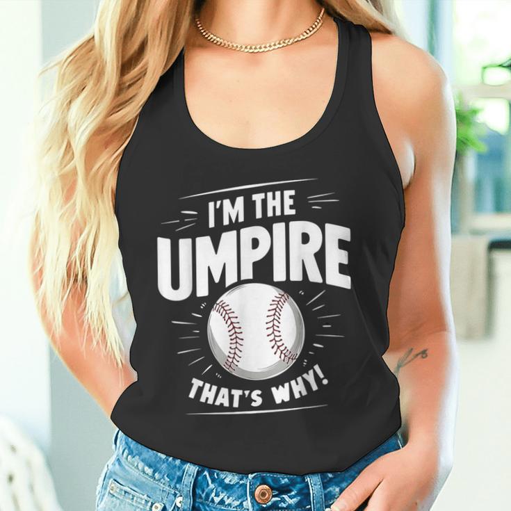 面白い野球審判シャツ メンズ I Am The Umpire タンクトップ