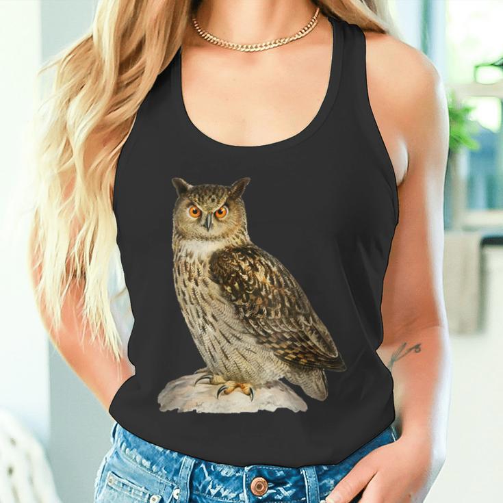 鳥 面白いtシャツ フクロウ ミミズク バードウォッチング 服 メンズ おもしろ グッズ 面白い おしゃれ タンクトップ