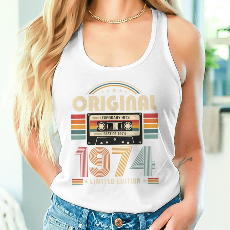52 歳の誕生日プレゼント男性 1974 年 レトロ ビンテージ テープ タンクトップ