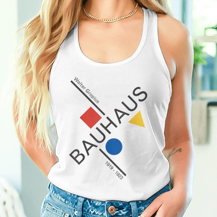 Bauhausムーブメントtシャツ、1923年建築作品。 タンクトップ