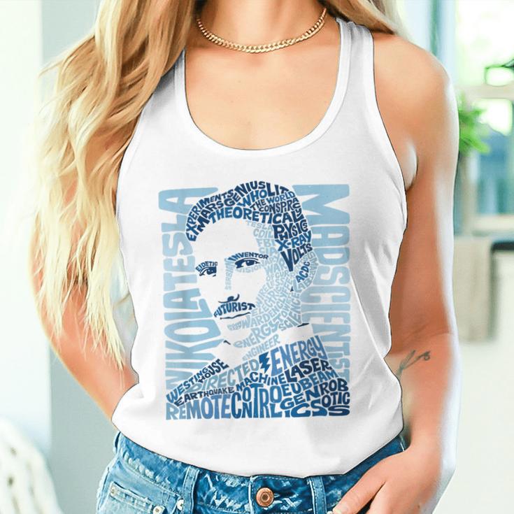 Glitschika s ニコラ・テスライラストtシャツ タンクトップ