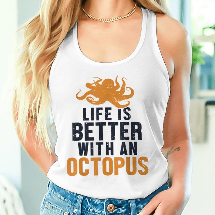 Life Is Better With An Octopus Cephalopoda 蛸 タンクトップ
