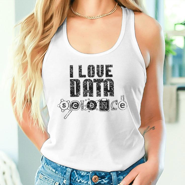 I Love Datacience Analytics アナリストサイエンティスト タンクトップ