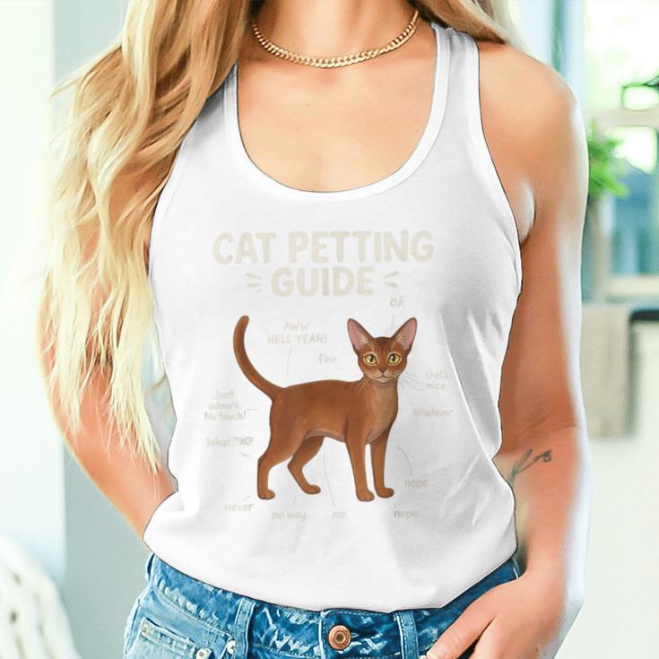 アビシニアン猫ふれあいガイド 面白い猫好き タンクトップ