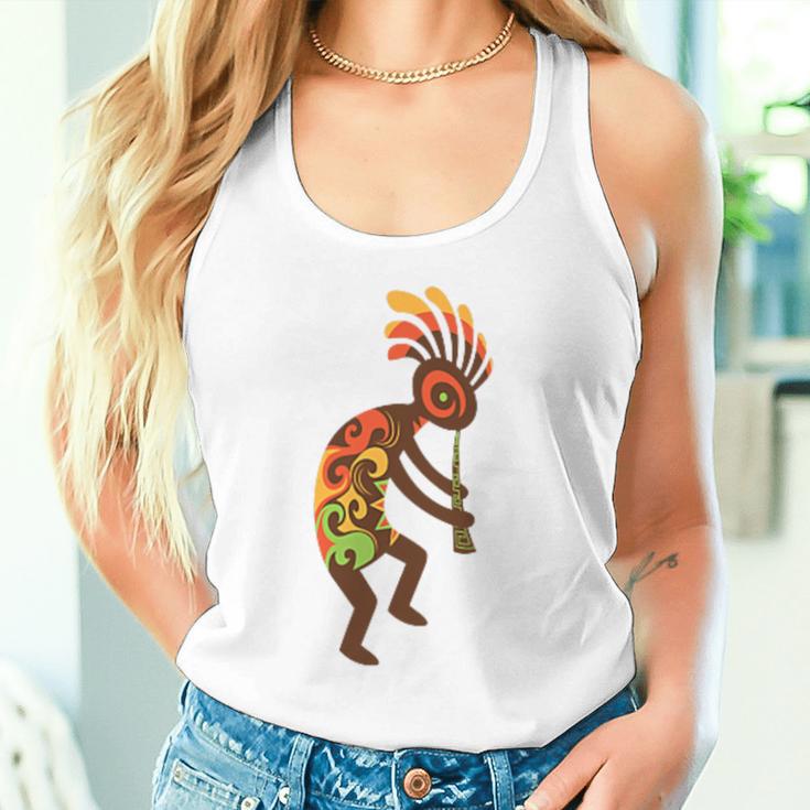 ココペリネイティブアメリカンtシャツ スモールプリント タンクトップ