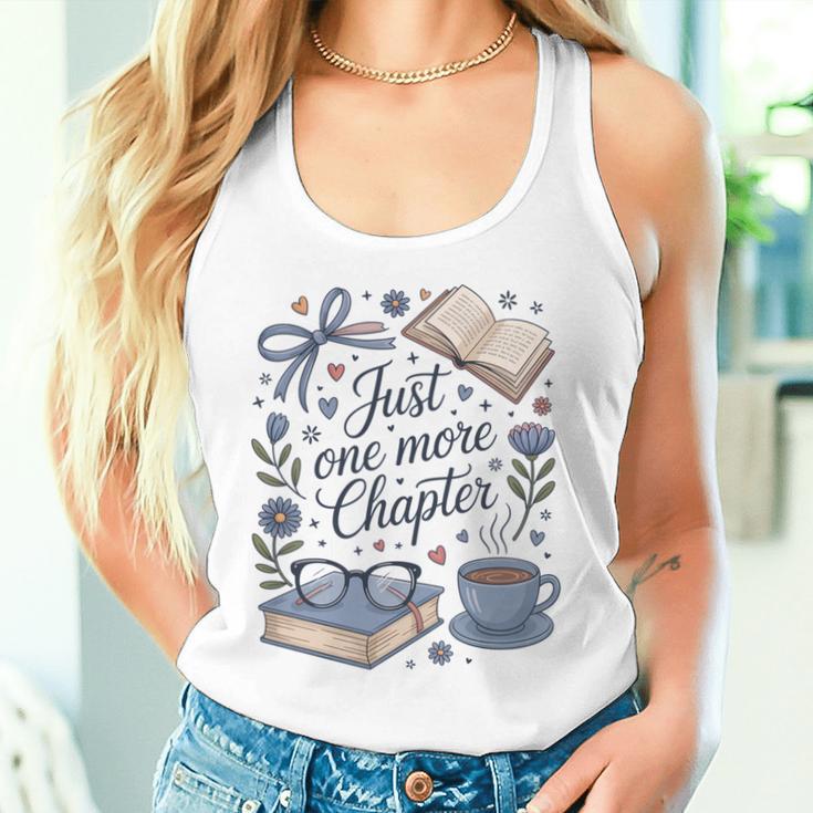 ジャスト・ワン・モア・チャプター・ブック・ラヴァー・リーディング 長袖tシャツ タンクトップ