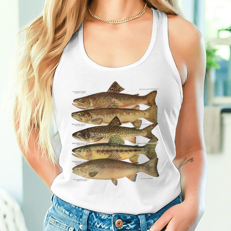 トラウト魚種種フィッシング フライフィッシング トラウト タンクトップ