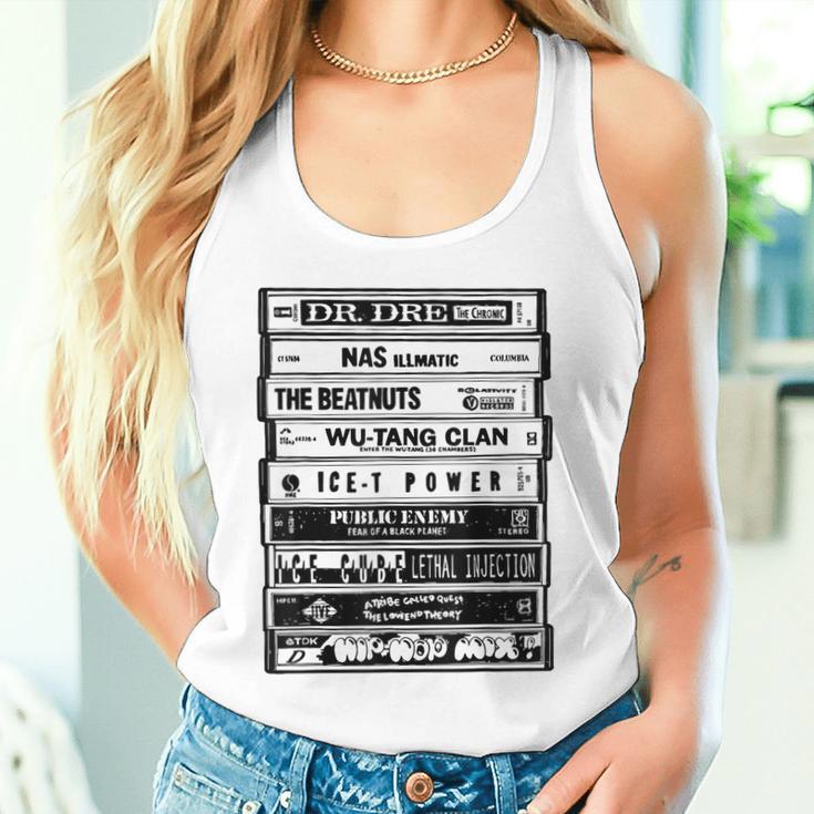 ヒップホップアーティストカセットtシャツ オールドスクールラップtシャツ タンクトップ