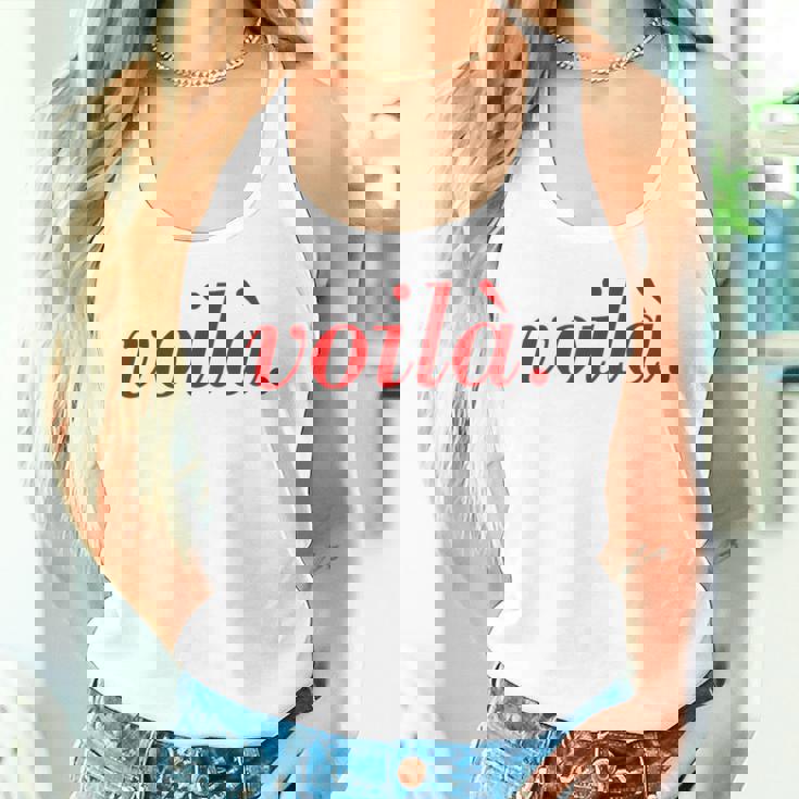 フランス語のことわざoila Paris 休暇 フランス語の引用 タンクトップ