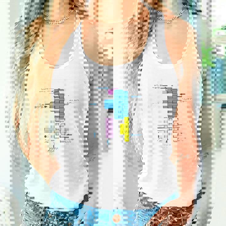 ミニ四駆 ギアイラストプリント タンクトップ