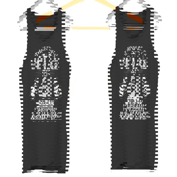 1962年生まれの男性の61歳の誕生日 タンクトップ