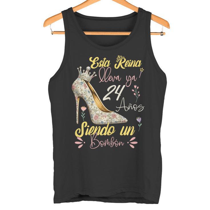 24 Añosiendo Un Bombón Cumpleaños 24 Años Camiseta sin mangas