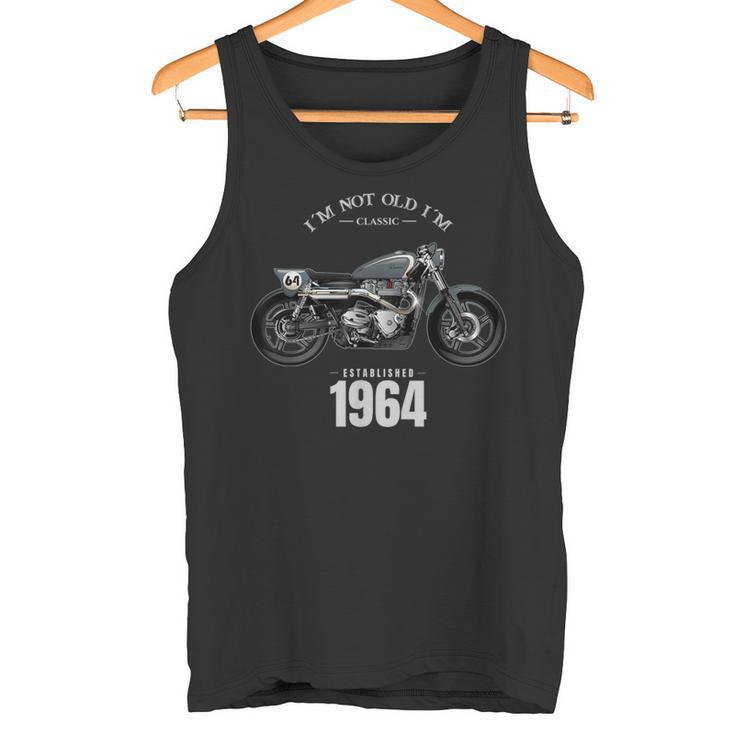 60 歳の誕生日男性オートバイ バイクに乗る人 1964 タンクトップ