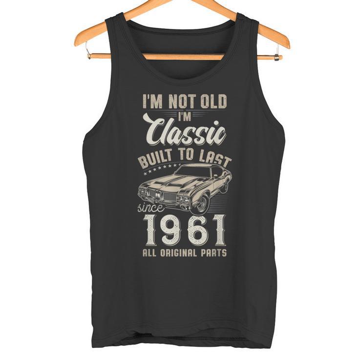 65歳の誕生日 1961年生まれのクラシックカー タンクトップ