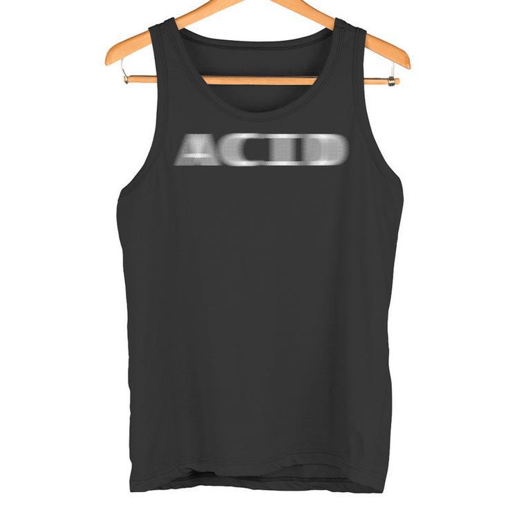 Acid テクノアシッドハウス Edm レイブ Dj パーティー フェシバル タンクトップ