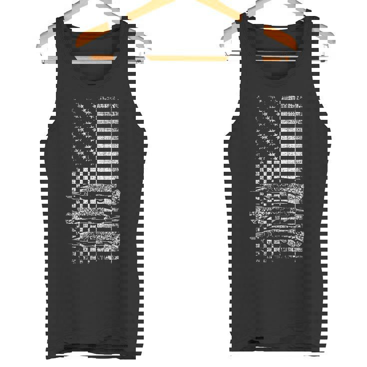 Alligator Gar Usa レトロ ヴィンテージ アメリカン ガーフィッシュ ガーパイク タンクトップ