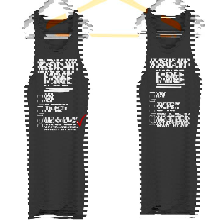 Bachelor メンズ シャツ Rasons Why I'mingle Big Dick Fun タンクトップ