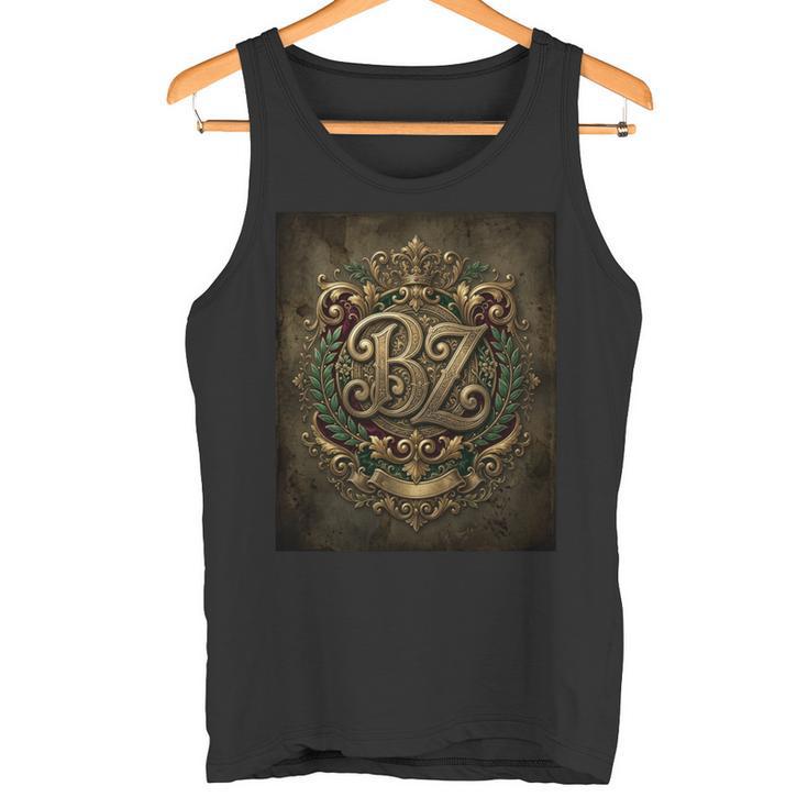 Bz イニシャル B Z 名前 名前 オノマティックス オノマトロジー 長袖tシャツ タンクトップ