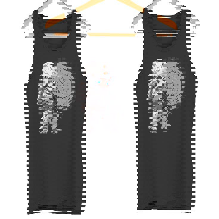 Chibi Charaeries 【アニメ、ちびキャラ、デフォルメ、タクティカル、かわいい、かっこいい】 タンクトップ