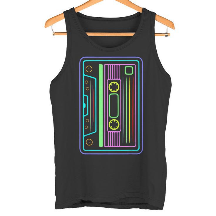 Cinta De Cassette – 80S 90S Music – Retrointage Disco Party Camiseta sin mangas