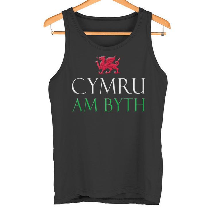 Cymru Am Byth Gales Escudo Galés Armas Dragón Rojo Camiseta sin mangas
