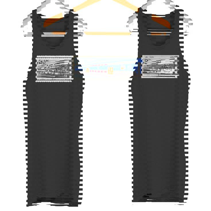 Ddr東ドイツベルリン列車消印sovi8プロパガンダ。 タンクトップ